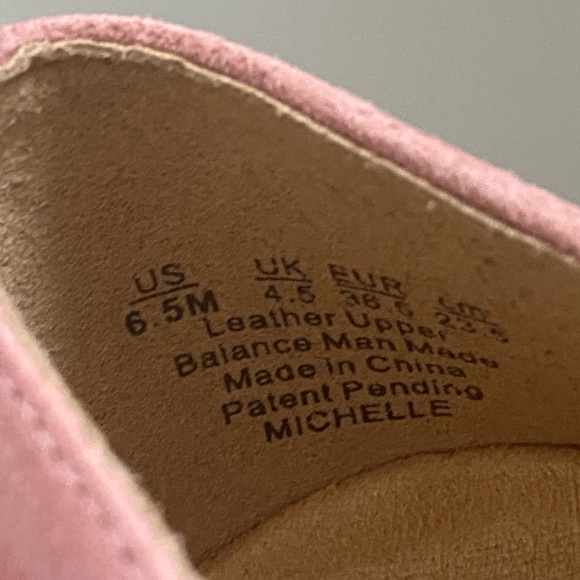 Naturalizer Michelle Peony Pink Suede Classic High Heels Platform Pump 6.5M - Picture 8 of 12